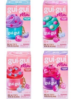 Scented Mini Slime Kit for Kids 6+ | 4 Collectible Gloss, Butter & Cloud